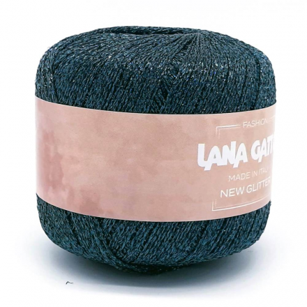 New Glitter (Lana Gatto) 9118 морская волна, пряжа 25г