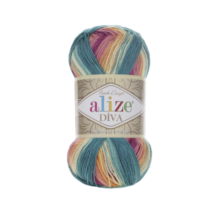 Diva Batik (Alize) 4572, пряжа 100г