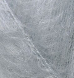 Mohair classik (Alize) 21 серый, пряжа 100г