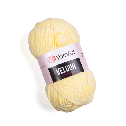 Velour (Yarnart) 844 св.лимон, пряжа 100г