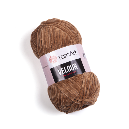 Velour (Yarnart) 849 т.бежевый, пряжа 100г