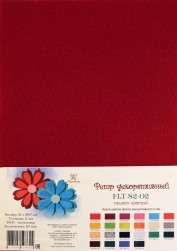 FLT-S2-02 фетр декоративный бордовый 180г, 21х30см, 2мм