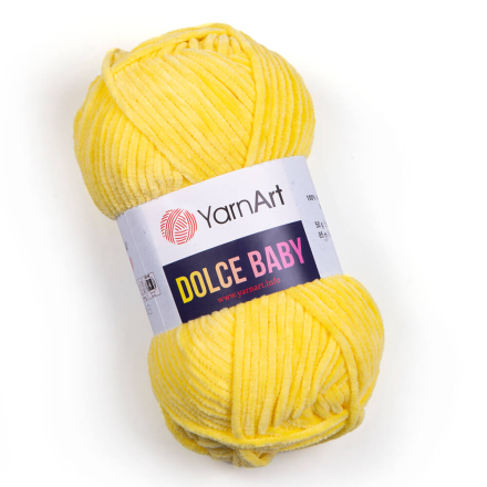 Dolce Baby (Yarnart) 761 лимон, пряжа 50г