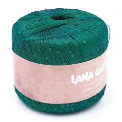 Paillettes LG (Lana Gatto) 8937 бирюзовый, пряжа 25г