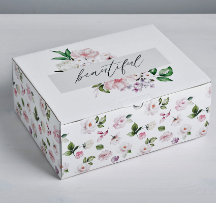 4562399 &quot;Beautiful&quot; коробка подарочная 30х23х12 см