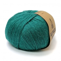 Alpaca Silk (Kutnor) 8271 изумруд, пряжа 50г