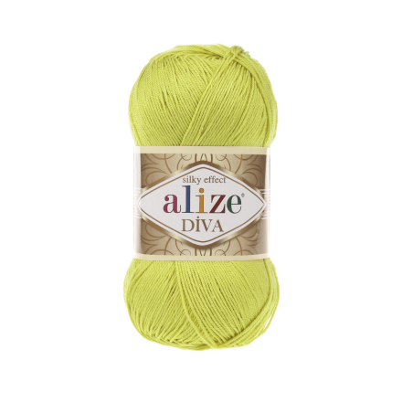 Diva (Alize) 109 лайм, пряжа 100г