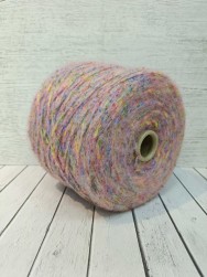 Lollipop (lineapiu) b5008 розовый, пряжа бобинная итальянская 1г