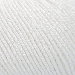 Organic Baby Cotton (Gazzal) 415 белый, пряжа 50г