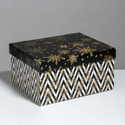 3640294 &quot;Золотой праздник&quot; складная коробка 31х25,5х16 см