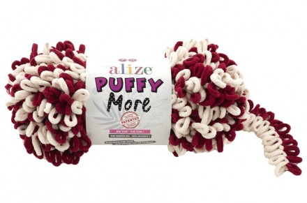 Puffy More (Alize) 6271 крем-вишня, пряжа 150г