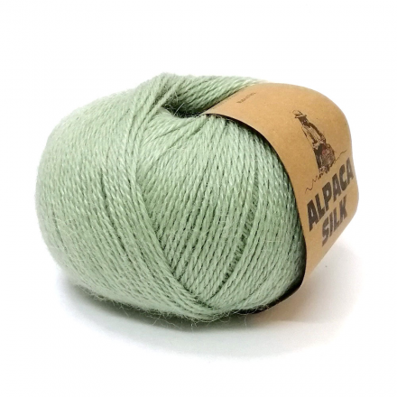 Alpaca Silk (Kutnor) 8725 темная мята, пряжа 50г