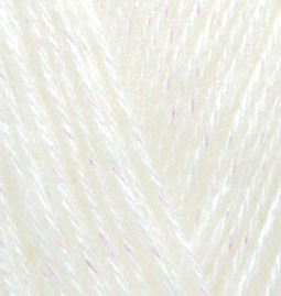 Angora Gold Simli (Alize) 62 кремовый, пряжа 100г