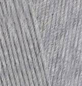 Cotton Gold (Alize) 21 т.серый, пряжа 100г