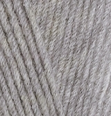 Cotton Gold Hobby New (Alize) 21 серый меланж, пряжа 50г