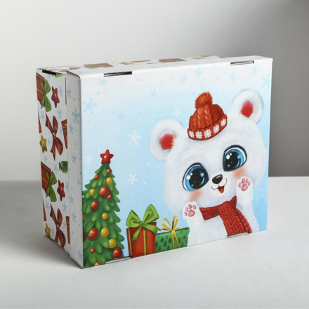 4410576 &quot;Радости и веселья&quot; складная коробка 31,5х25,5х16 см