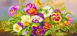 4200 &quot;Букет для Анюты&quot; основа для вышивки бисером