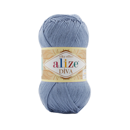 Diva (Alize) 303 св. джинс, пряжа 100г