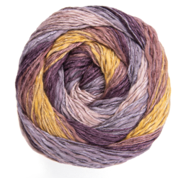 Linen Soft (Yarnart) 7415 жёлтый-тёмная брусника, пряжа 100г