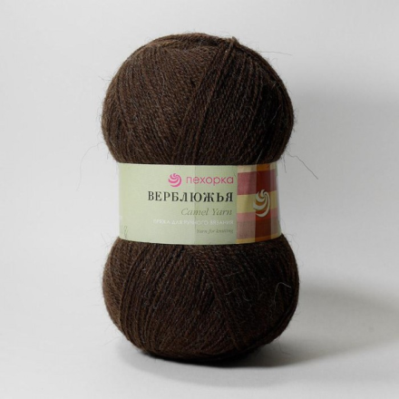 Верблюжья (Пехорка) 251 коричневый, пряжа 100г
