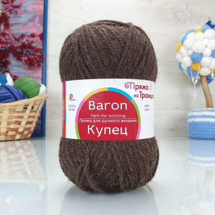 Купец (ТКФ) 251 коричневый, пряжа 100г
