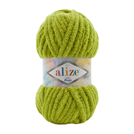 Softy Mega (Alize) 11 фисташка, пряжа 100г