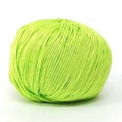 Baby Cotton (Weltus) 39 салатовый, пряжа 50г
