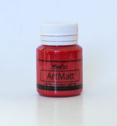 WT7.20 красный ArtMatt краска акриловая 20 мл