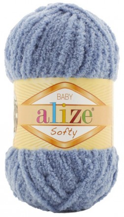 Softy (Alize) 374 джинс, пряжа 50г
