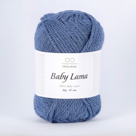 Baby Lama (Infinity) 6062 синий, пряжа 50г