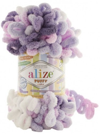 Puffy Color (Alize) 6305 сирен.розовый, пряжа 100г