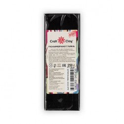 CCH 1002 черный, полимерная глина Craft&amp;Clay 250 г