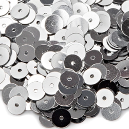 1111 цв.Argento Metal, пайетки итальянские 3мм 3г