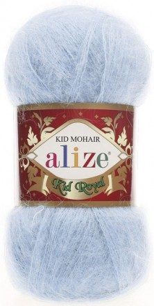 Kid Royal 50 (Alize) 183 св.голубой, пряжа 50г