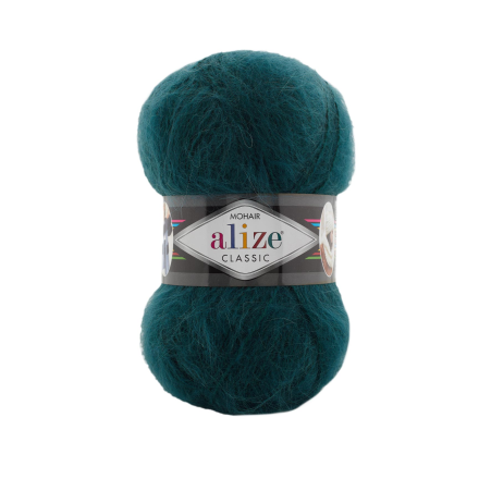 Mohair classik (Alize) 426 тёмн.изумруд, пряжа 100г