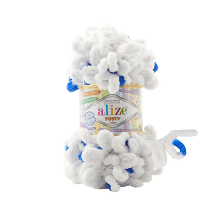 Puffy Color (Alize) 6471 принт, пряжа 100г