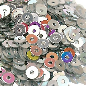 1115 цв.Argento Irise Metallizzati, пайетки итальянские 3мм 3г