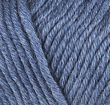 Cotton Merino (Infinity) 5864 синий меланж, пряжа 50г