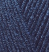 Lanagold (Alize) 58 т.синий, пряжа 100г
