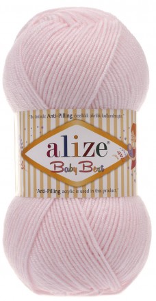 Baby Best (Alize) 184 розовая пудра, пряжа 100г