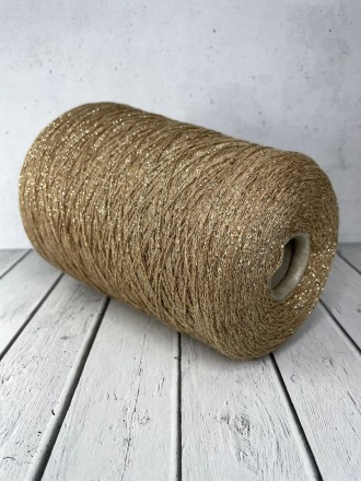 Fettuccia Lurex(Filitaly Lab) 6764, пряжа бобинная итальянская 1г