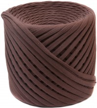 Лента (трикотаж) 61 шоколад, пряжа 320-350г
