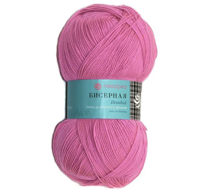 Бисерная (Пехорка) 125 камелия, пряжа 100г