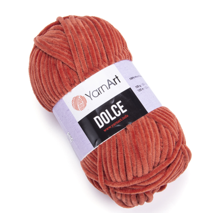 Dolce (Yarnart) 793 терракотовый, пряжа 100г