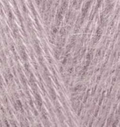 Angora Gold (Alize) 163 серая роза, пряжа 100г
