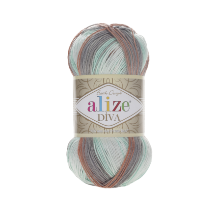 Diva Batik (Alize) 5550, пряжа 100г