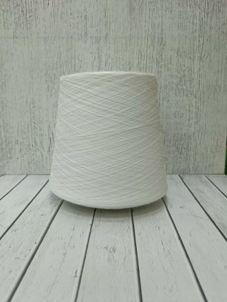 Angora Rabbit 15 (Китай) 012 белый, пряжа бобинная китайская 1г