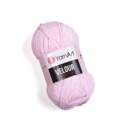 Velour (Yarnart) 854 св.розовый, пряжа 100г