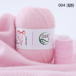 Aurum Cashmere с нитью (Menca) 004 бл.розовый, пряжа 50г