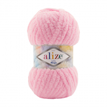 Softy Mega (Alize) 185 детский розовый, пряжа 100г